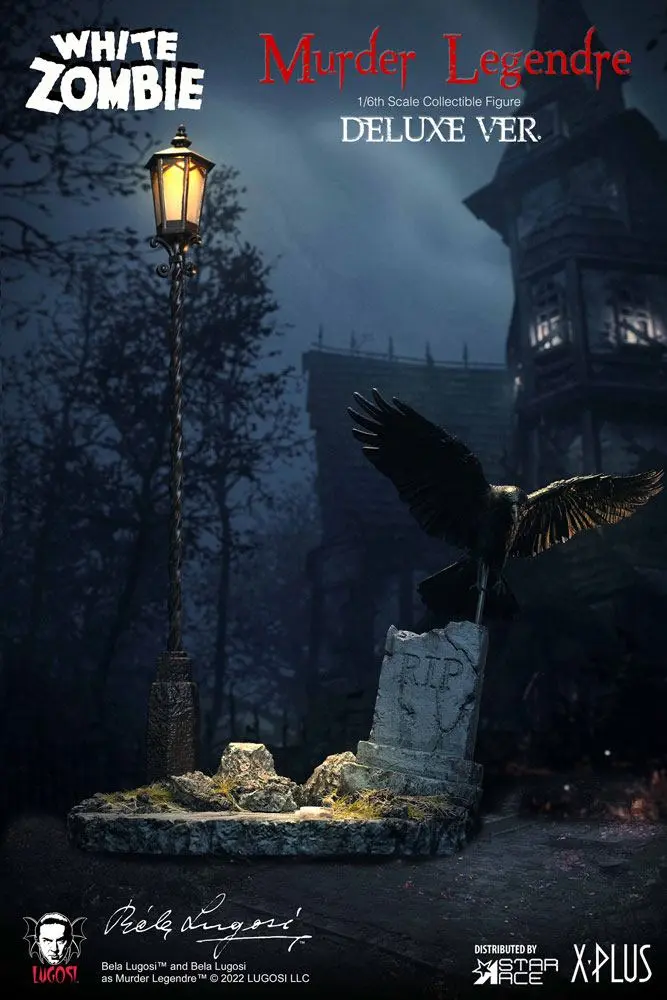 The White Zombie My Favourite Movie 1/6 Murder Legendre R.I.P. Gravestones and Lamp Dioráma  30 cm termékfotó
