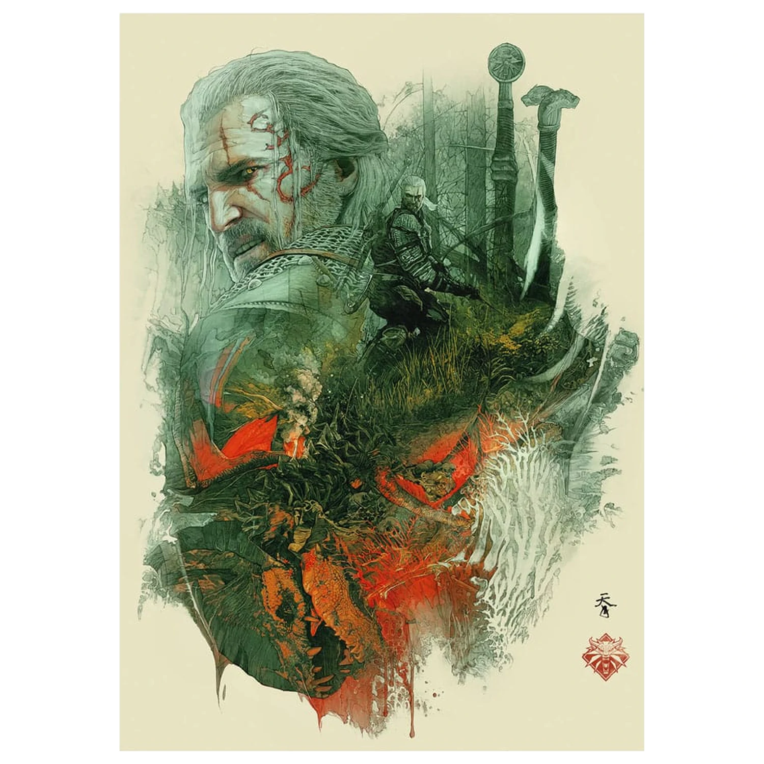 The Witcher 10th Anniversary Collection 10 db-os puzzle csomag (500 darab)               termékfotó