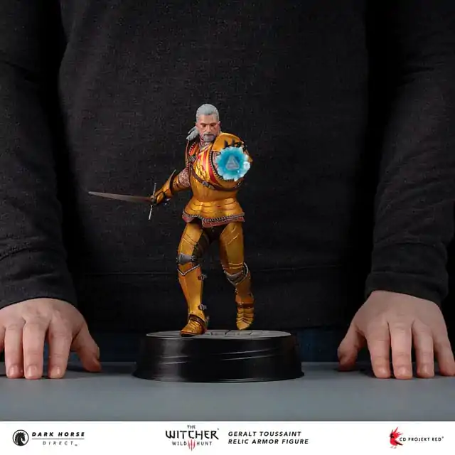 The Witcher 3 PVC Statue Geralt Toussaint Relic Armor 20 cm termékfotó