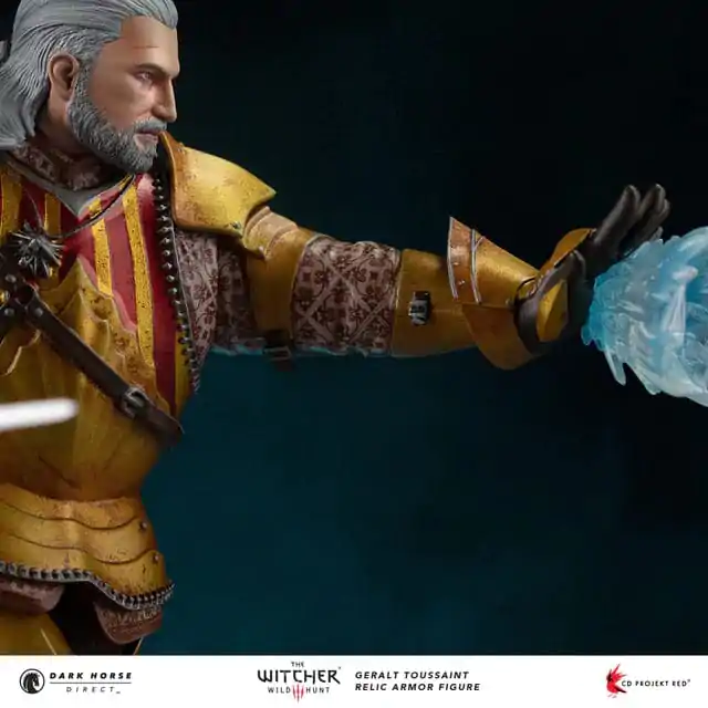 The Witcher 3 PVC Statue Geralt Toussaint Relic Armor 20 cm termékfotó