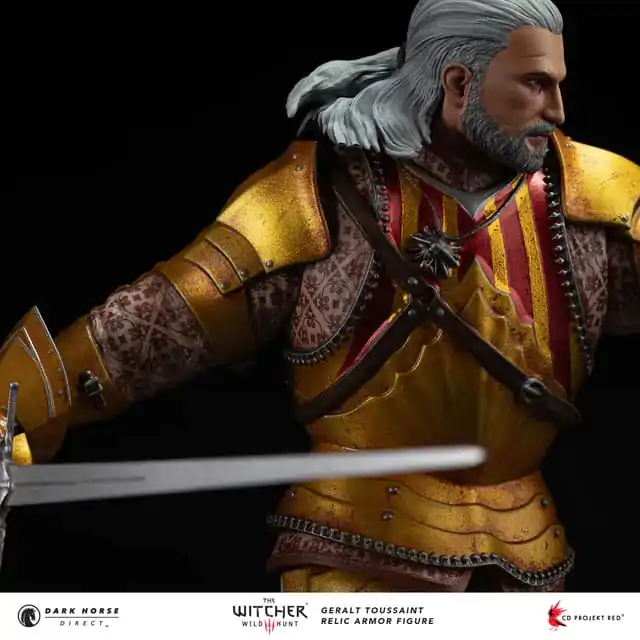 The Witcher 3 PVC Statue Geralt Toussaint Relic Armor 20 cm termékfotó