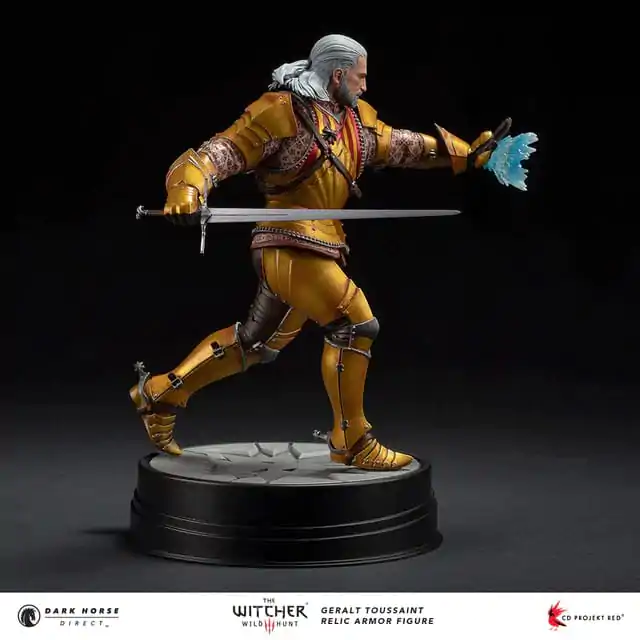 The Witcher 3 PVC Statue Geralt Toussaint Relic Armor 20 cm termékfotó