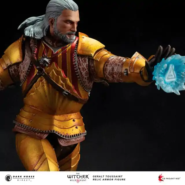 The Witcher 3 PVC Statue Geralt Toussaint Relic Armor 20 cm termékfotó