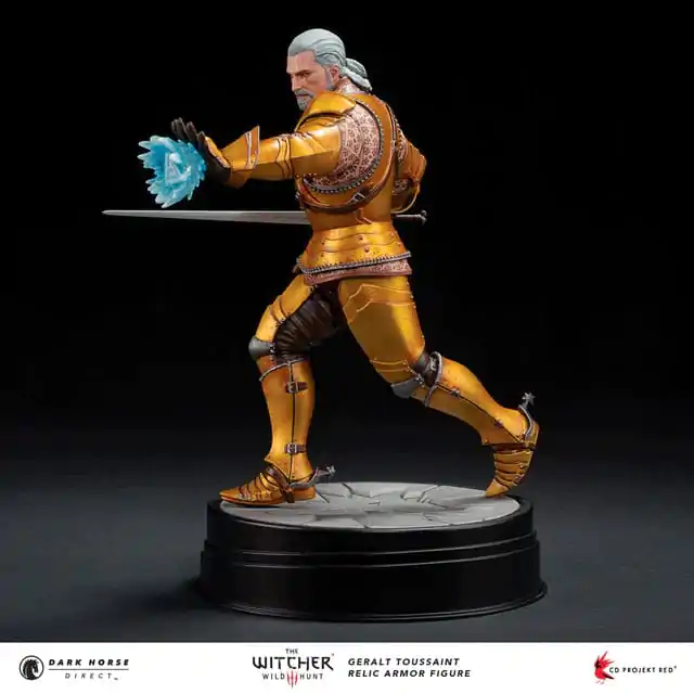 The Witcher 3 PVC Statue Geralt Toussaint Relic Armor 20 cm termékfotó