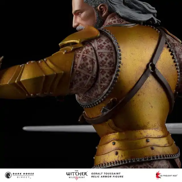 The Witcher 3 PVC Statue Geralt Toussaint Relic Armor 20 cm termékfotó