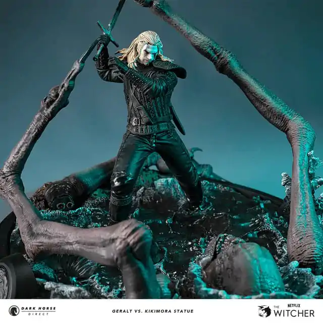 The Witcher 3 Geralt vs. Kikimora szobor figura 21 cm termékfotó