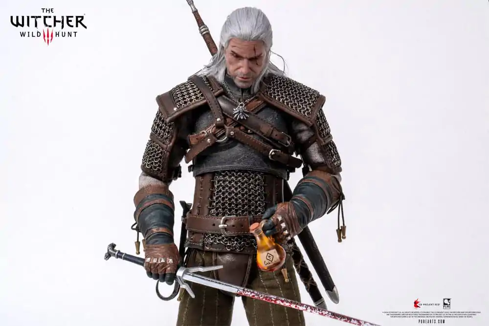 The Witcher 3: Wild Hunt 1/6 Geralt of Rivia akciófigura 30 cm termékfotó