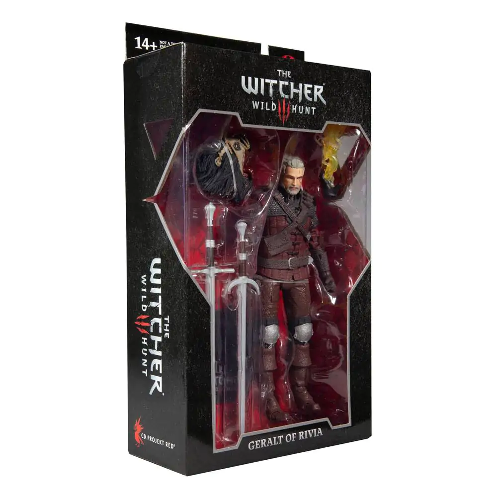 The Witcher 3: Wild Hunt Geralt of Rivia (Wolf Armor) akciófigura 18 cm termékfotó