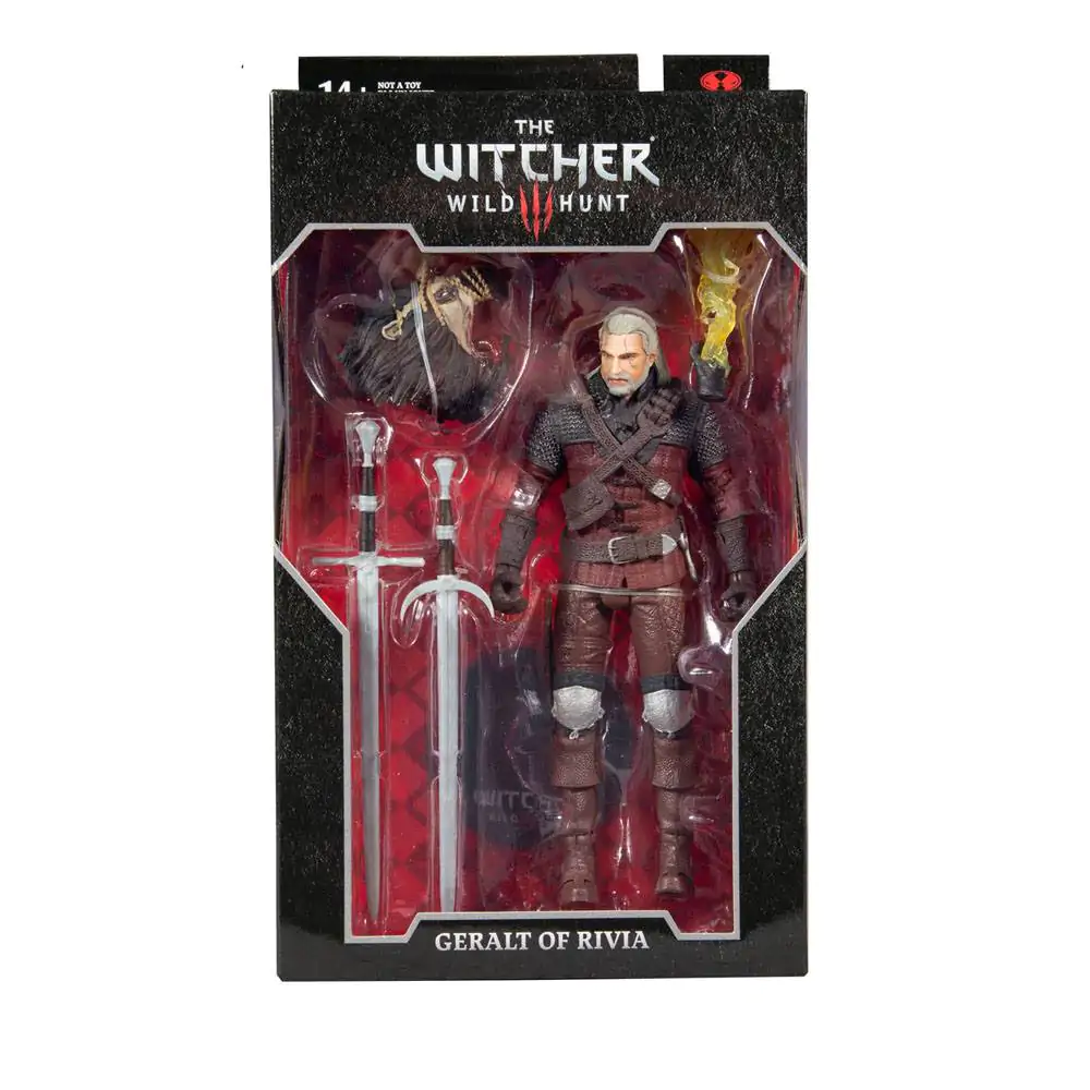 The Witcher 3: Wild Hunt Geralt of Rivia (Wolf Armor) akciófigura 18 cm termékfotó