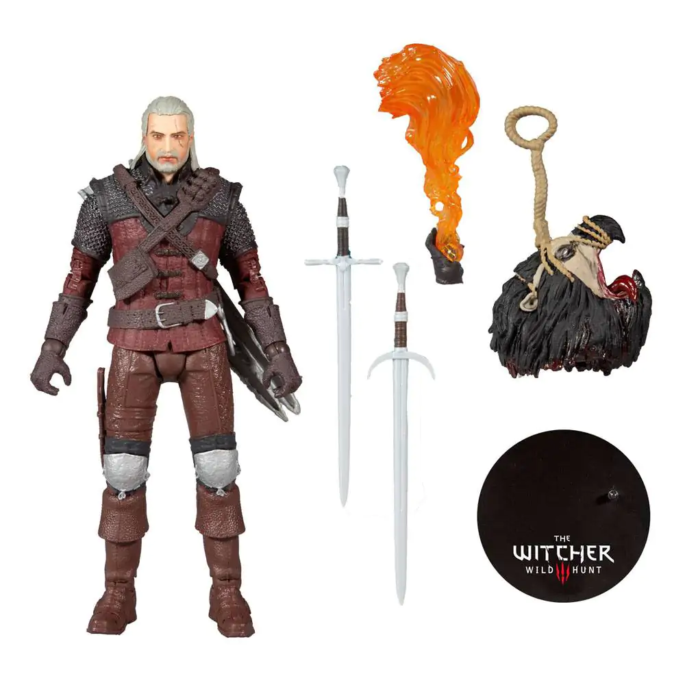 The Witcher 3: Wild Hunt Geralt of Rivia (Wolf Armor) akciófigura 18 cm termékfotó