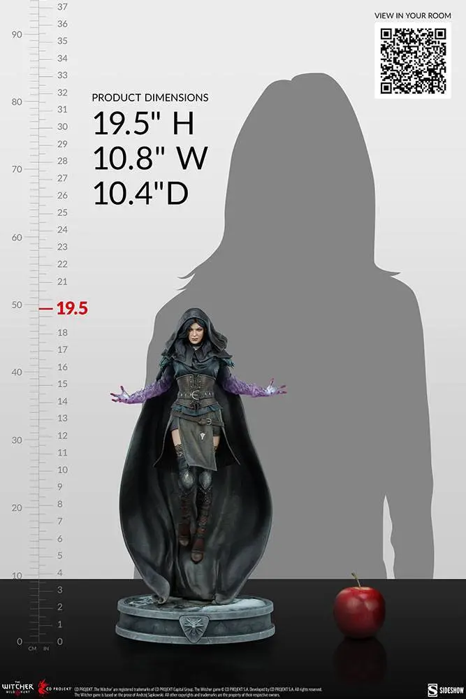 The Witcher 3: Wild Hunt Yennefer szobor figura 50 cm termékfotó