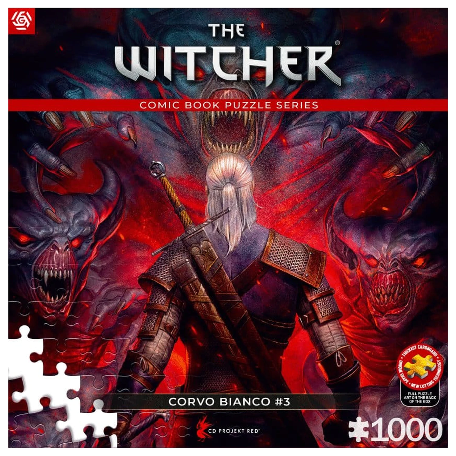 The Witcher Corvo Bianco puzzle (1000 darab) termékfotó