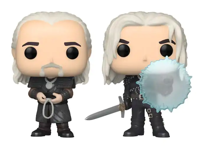 The Witcher Funko POP! Television Vinyl 2 darabos figura csomag Geralt & Vesemir 9 cm termékfotó