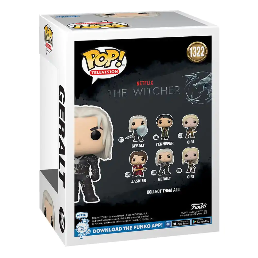 The Witcher POP! TV Vinyl Figure Geralt w/ sword (GW) 9 cm termékfotó