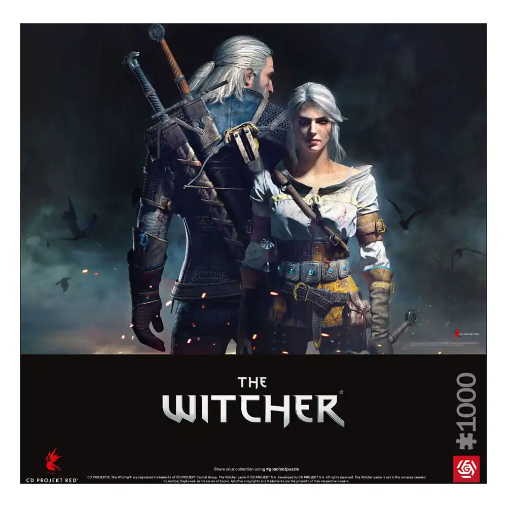 The Witcher Gaming Geralt & Ciri puzzle (1000 darab) termékfotó