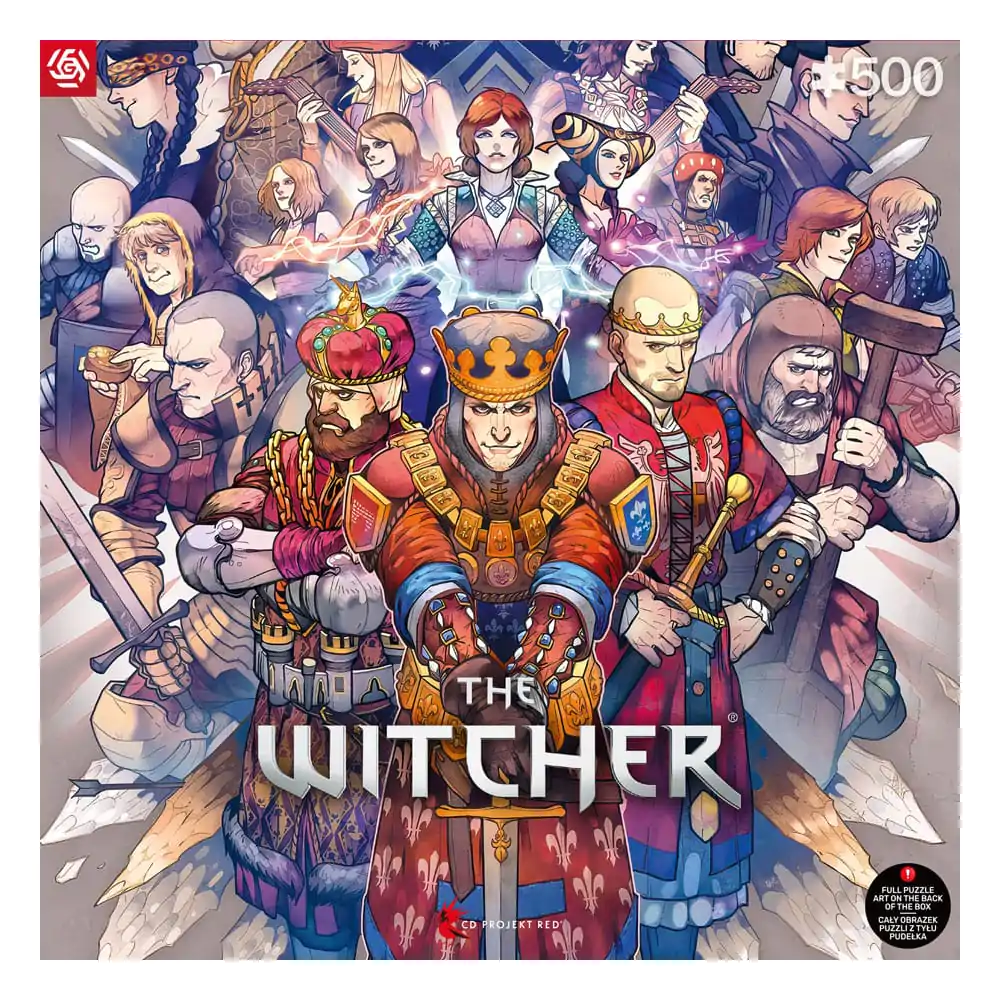 The Witcher Gaming Northern Realms puzzle (500 darab) termékfotó