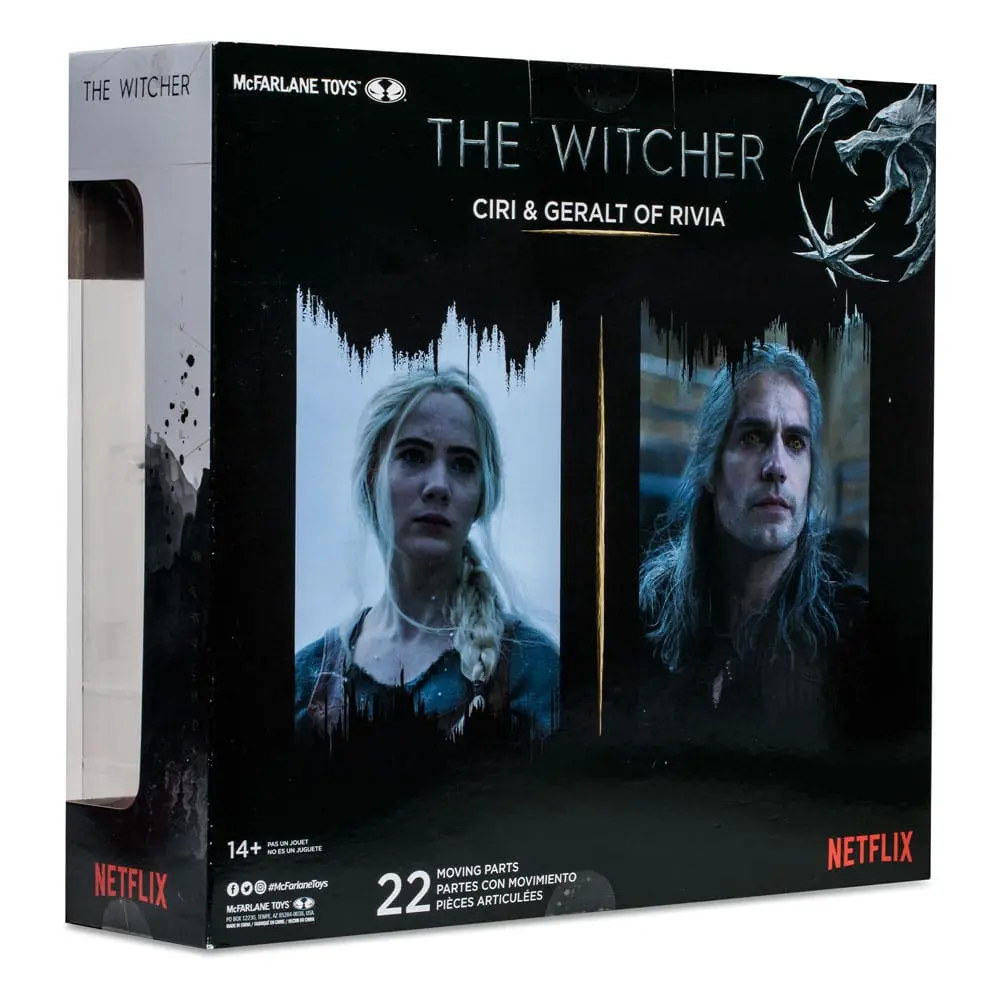 The Witcher Geralt and Ciri (Netflix Season 3) akciófigura szett 18 cm termékfotó