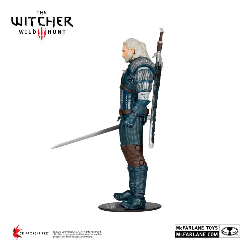 The Witcher Geralt of Rivia (Viper Armor: Teal Dye) akciófigura 18 cm termékfotó