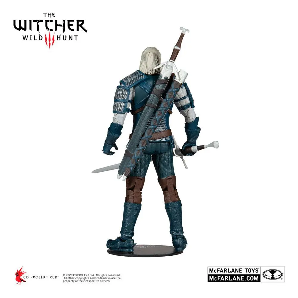 The Witcher Geralt of Rivia (Viper Armor: Teal Dye) akciófigura 18 cm termékfotó