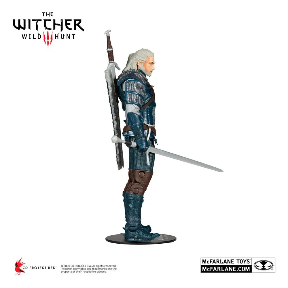 The Witcher Geralt of Rivia (Viper Armor: Teal Dye) akciófigura 18 cm termékfotó