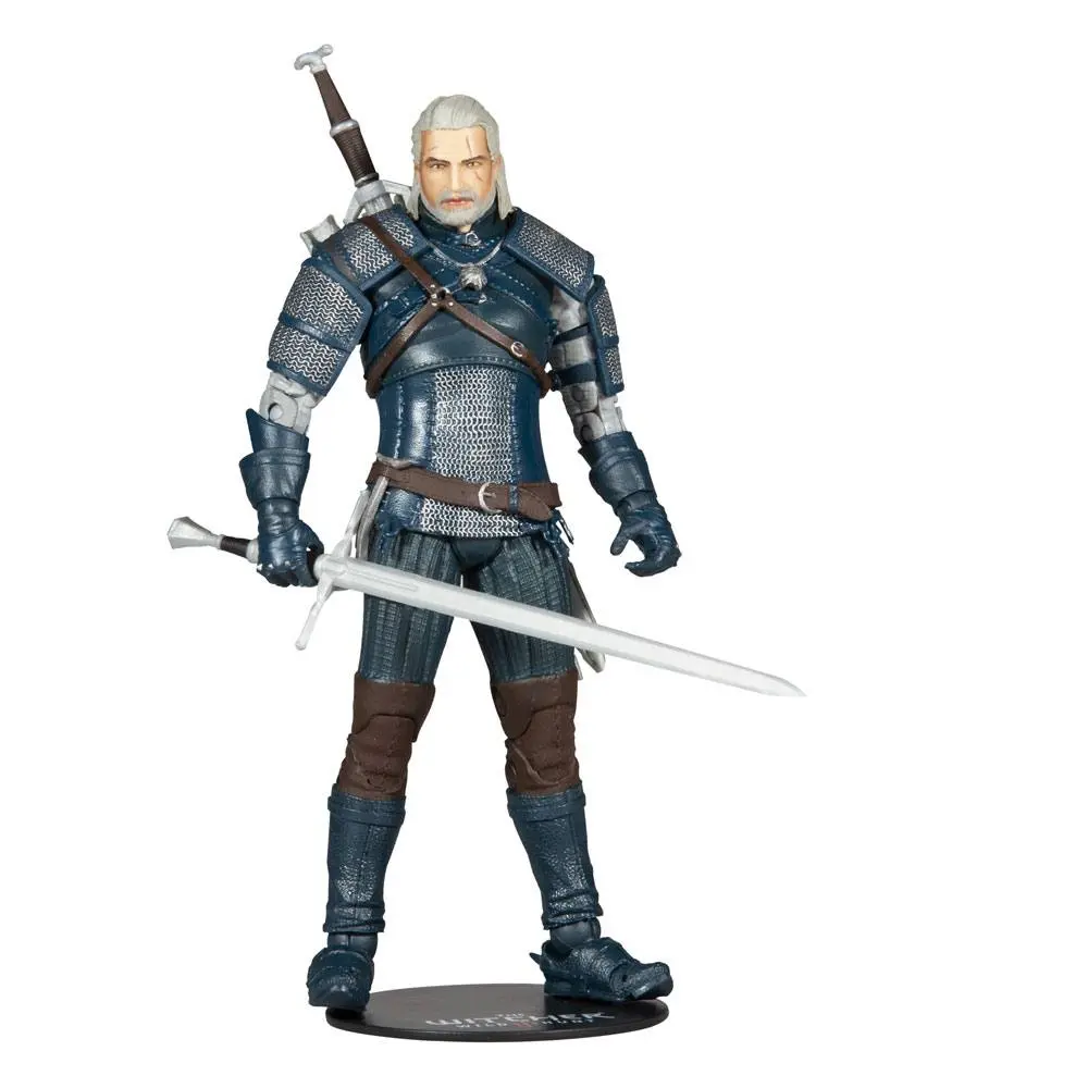 The Witcher Geralt of Rivia (Viper Armor: Teal Dye) akciófigura 18 cm termékfotó
