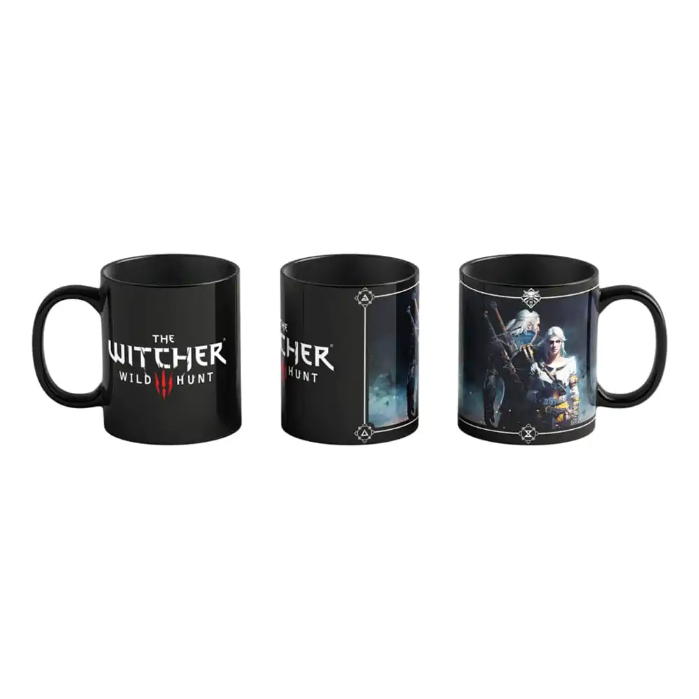 The Witcher III: Wild Hunt Geralt & Ciri hőre változó bögre 480 ml termékfotó