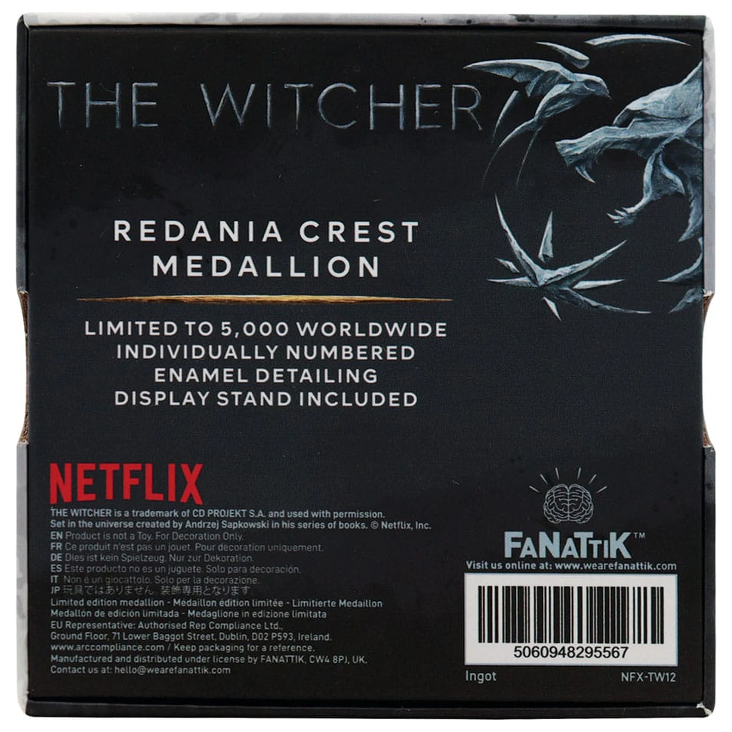 The Witcher Medallion Redania Crest Limitált kiadás  termékfotó
