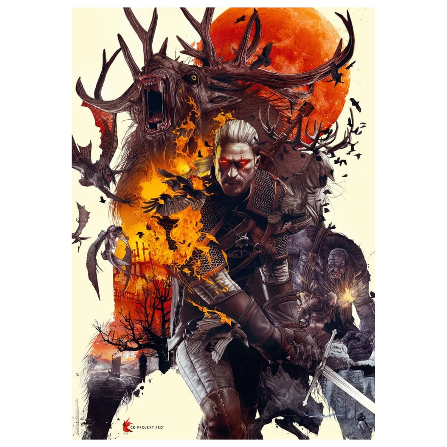 The Witcher Monsters puzzle (1000 darab) termékfotó