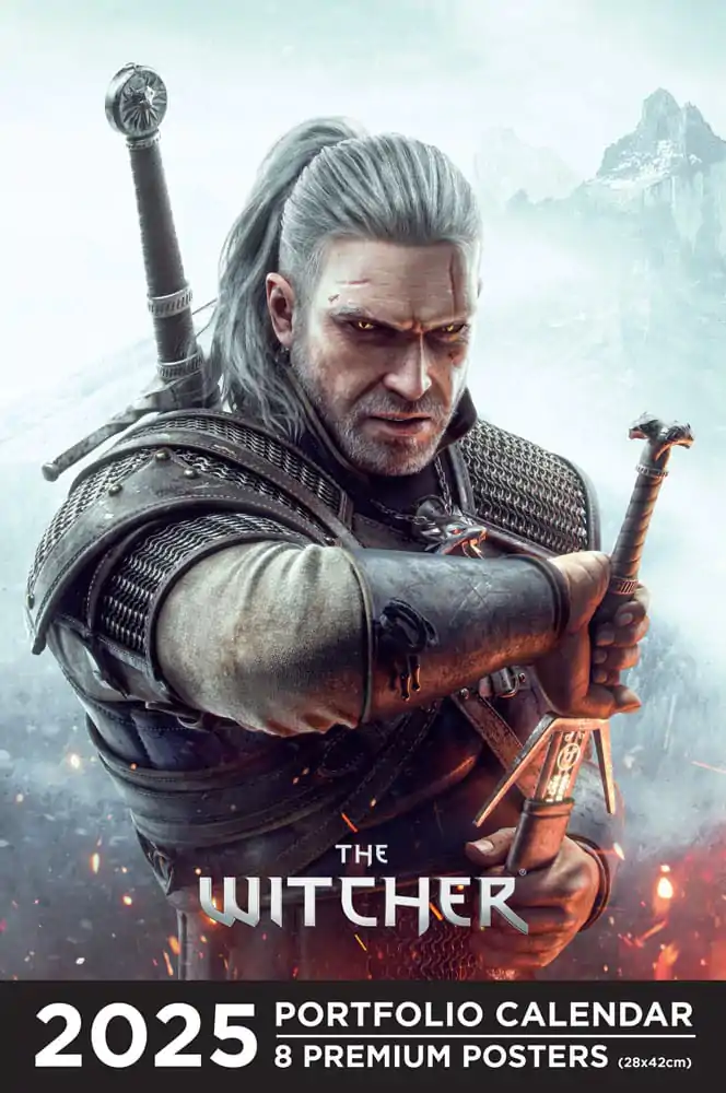 The Witcher Portfolio Kalender 2025 *Englische Version* termékfotó