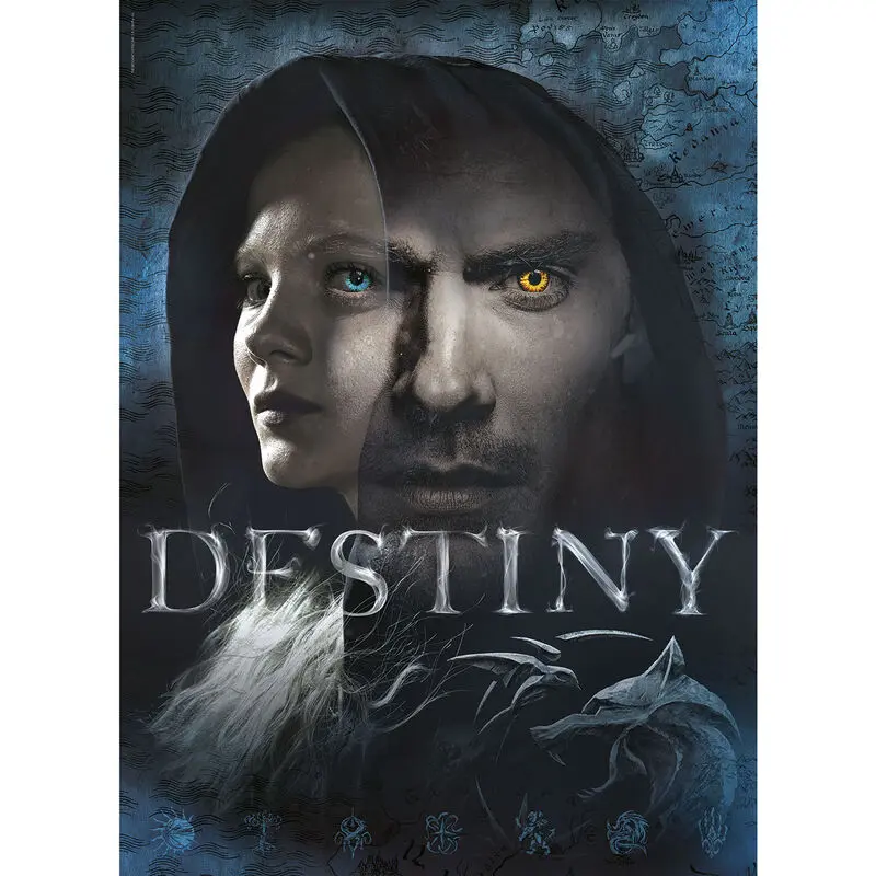 The Witcher puzzle 1000db-os termékfotó