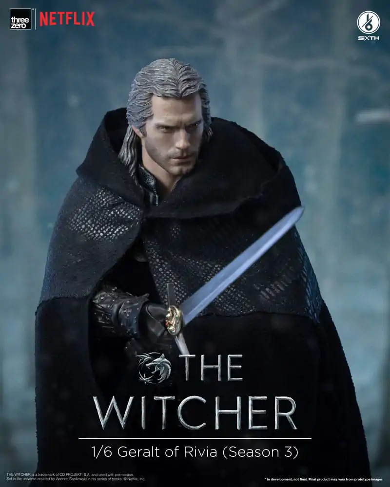 The Witcher Season 3 1/6 Geralt of Rivia akciófigura 31 cm termékfotó