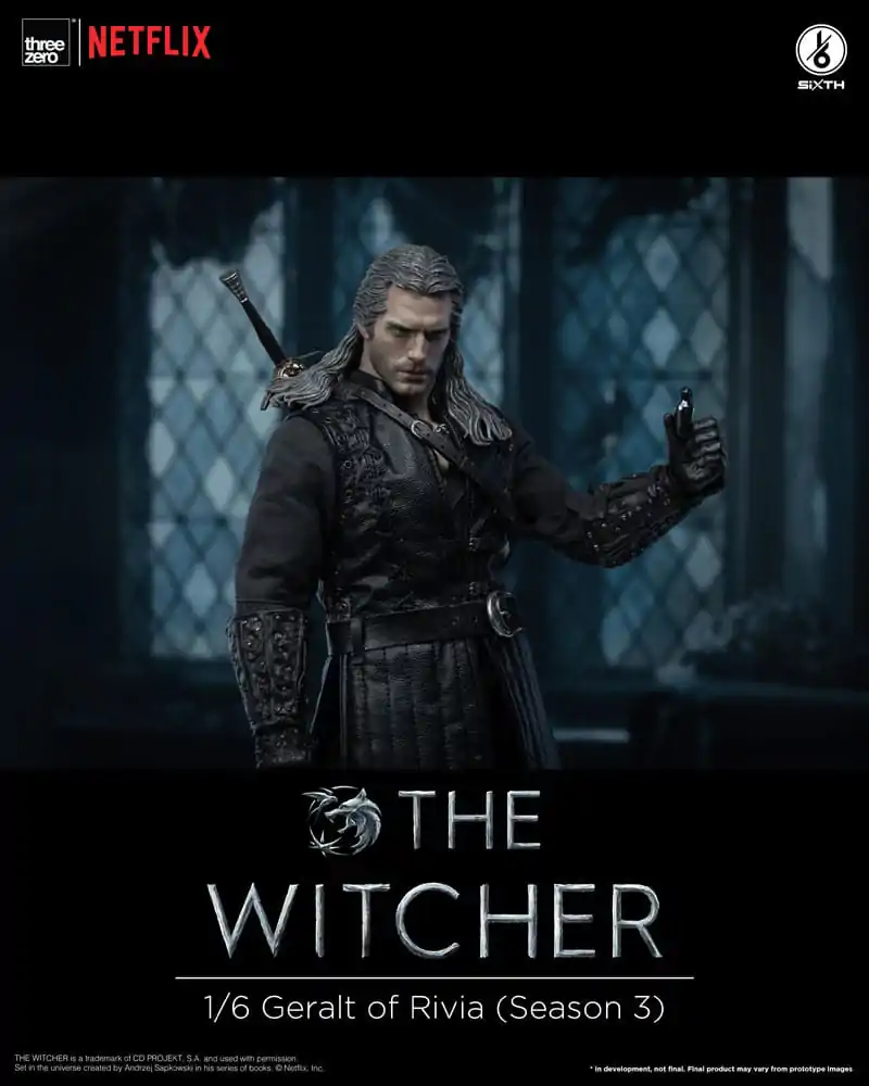 The Witcher Season 3 1/6 Geralt of Rivia akciófigura 31 cm termékfotó