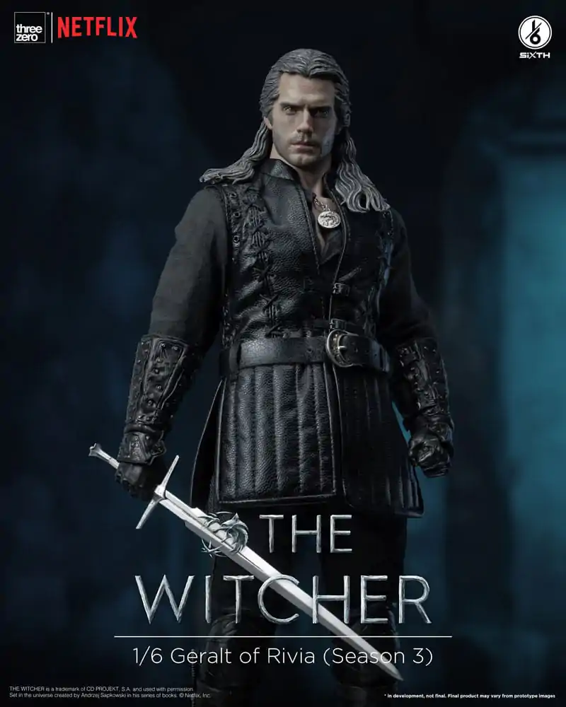 The Witcher Season 3 1/6 Geralt of Rivia akciófigura 31 cm termékfotó