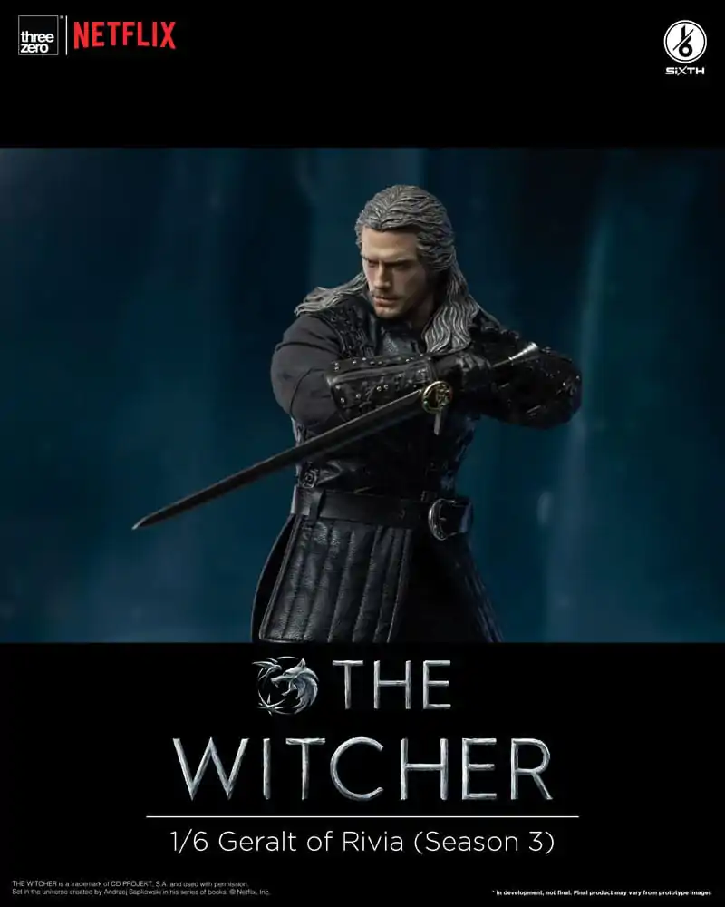 The Witcher Season 3 1/6 Geralt of Rivia akciófigura 31 cm termékfotó