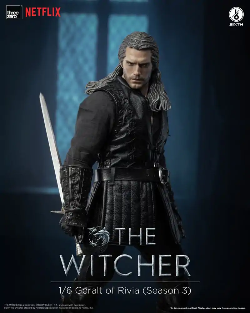 The Witcher Season 3 1/6 Geralt of Rivia akciófigura 31 cm termékfotó