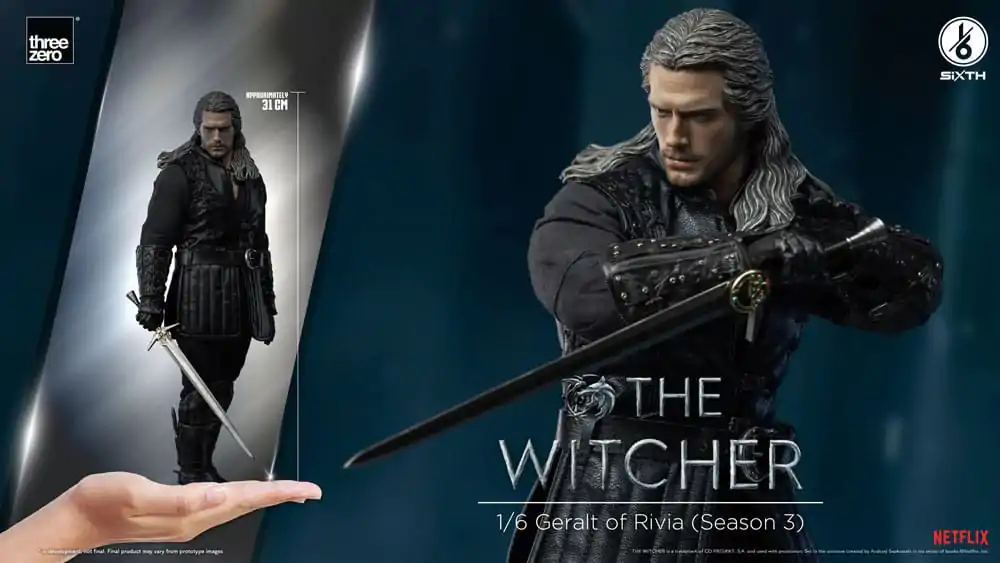 The Witcher Season 3 1/6 Geralt of Rivia akciófigura 31 cm termékfotó