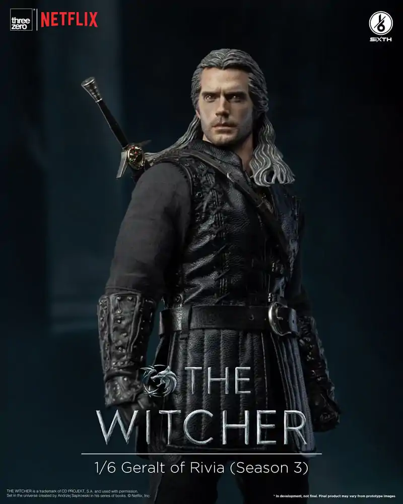 The Witcher Season 3 1/6 Geralt of Rivia akciófigura 31 cm termékfotó