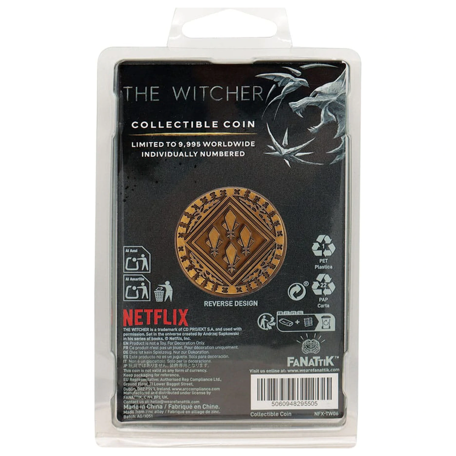 The Witcher Toss a Coin to Your Witcher Gyűjthető érme Limitált kiadás  termékfotó