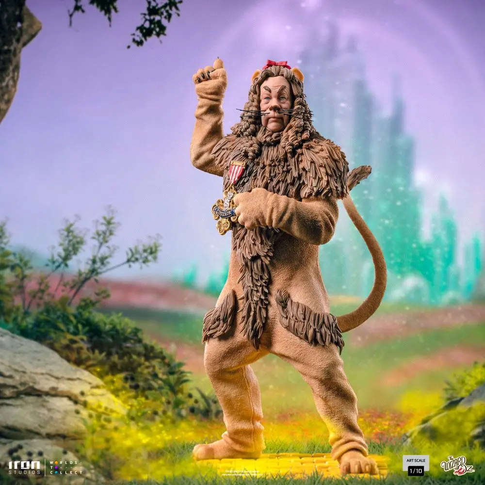 The Wizard of Oz Art Scale 1/10 Cowardly Lion szobor figura 20 cm termékfotó