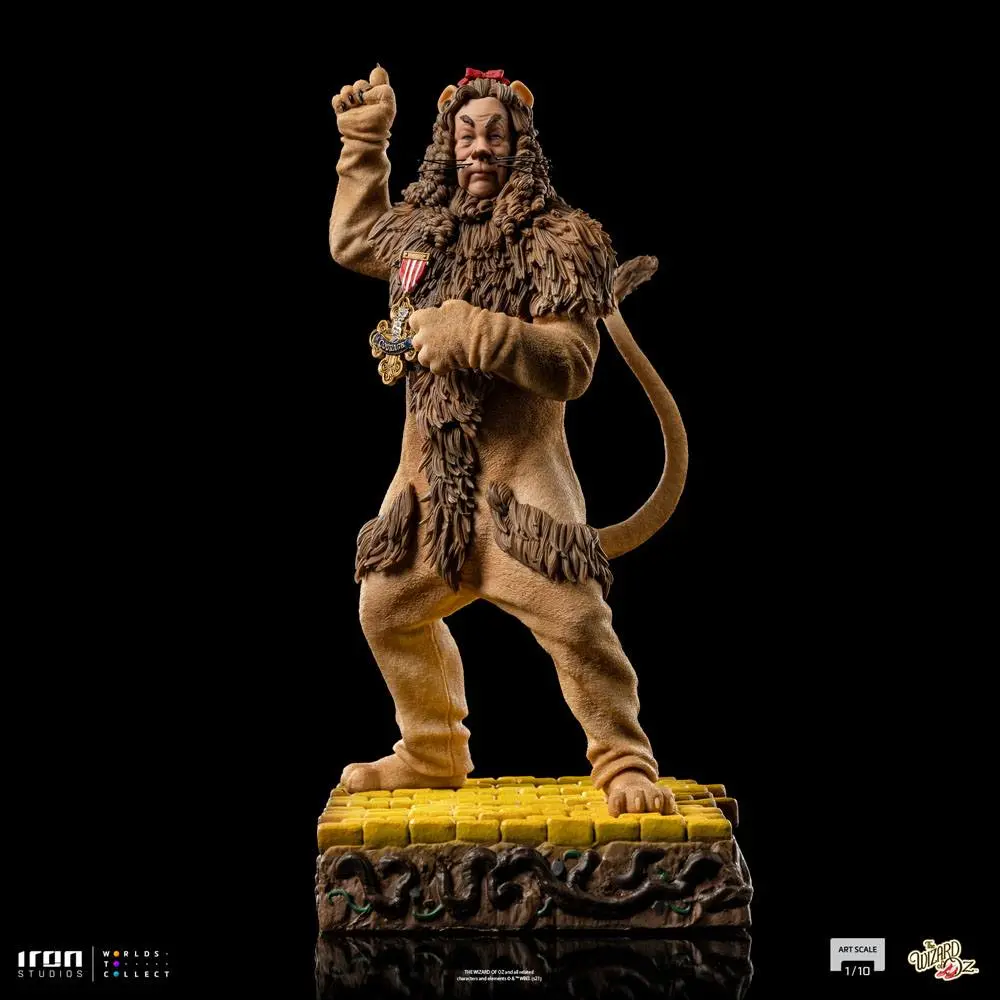 The Wizard of Oz Art Scale 1/10 Cowardly Lion szobor figura 20 cm termékfotó