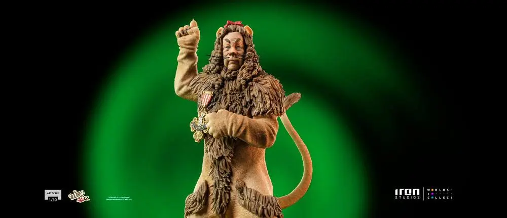 The Wizard of Oz Art Scale 1/10 Cowardly Lion szobor figura 20 cm termékfotó