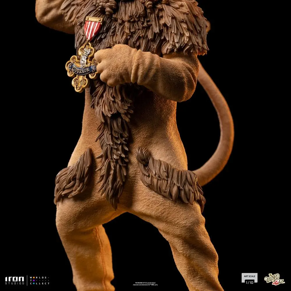The Wizard of Oz Art Scale 1/10 Cowardly Lion szobor figura 20 cm termékfotó