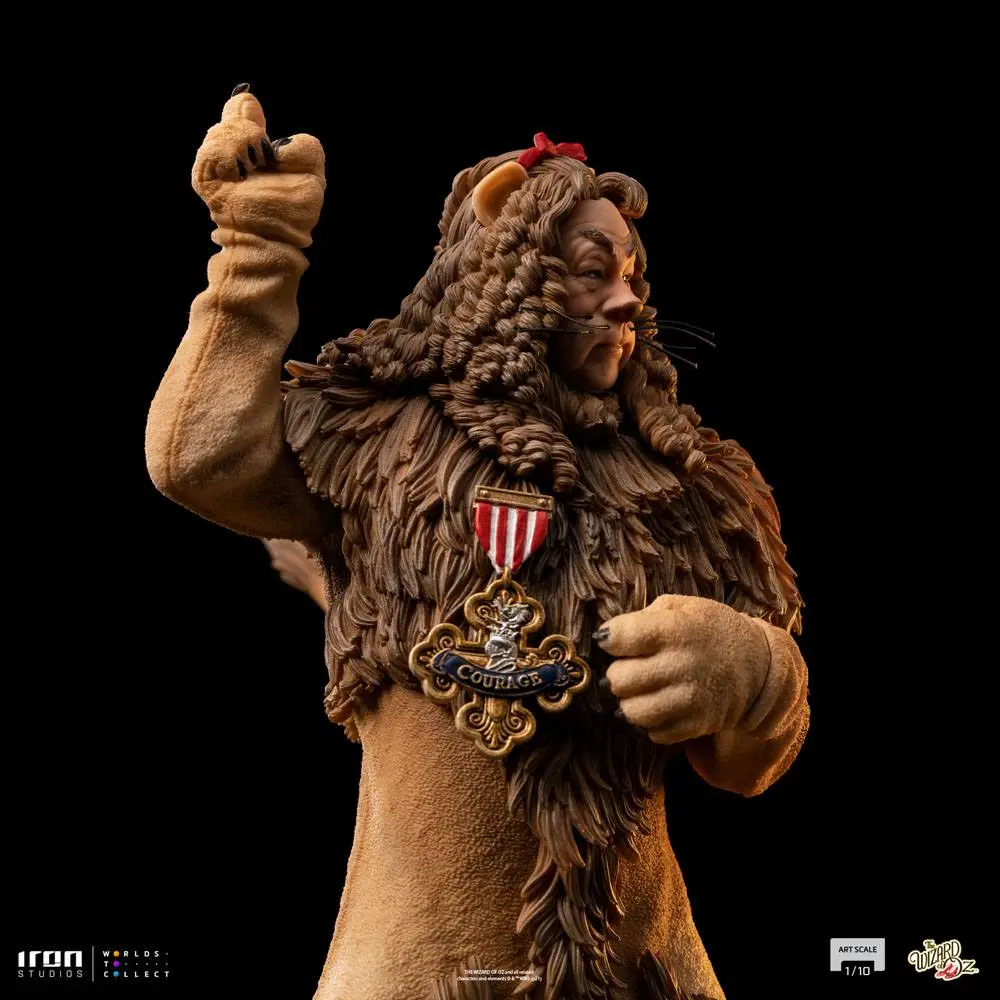 The Wizard of Oz Art Scale 1/10 Cowardly Lion szobor figura 20 cm termékfotó