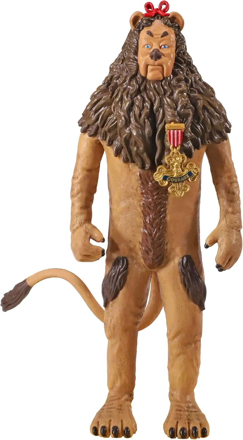 The Wizard of Oz Bendyfigs Cowardly Lion (with his Badge of Courage) figura 19 cm termékfotó