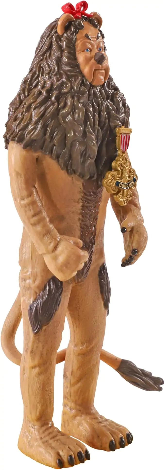 The Wizard of Oz Bendyfigs Cowardly Lion (with his Badge of Courage) figura 19 cm termékfotó