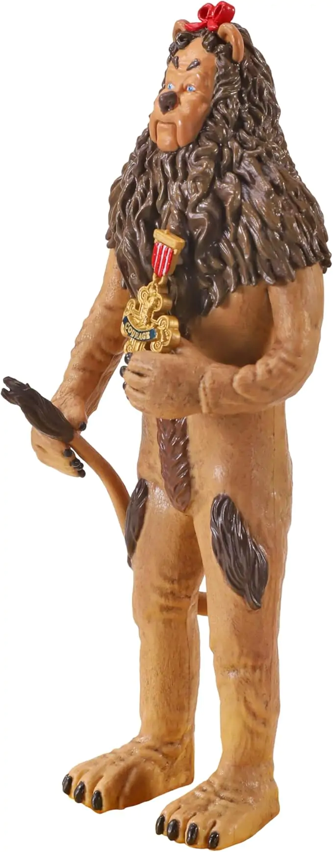 The Wizard of Oz Bendyfigs Cowardly Lion (with his Badge of Courage) figura 19 cm termékfotó