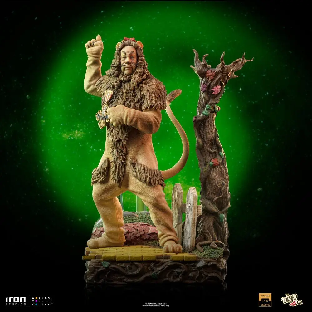 The Wizard of Oz Deluxe Art Scale 1/10 Cowardly Lion szobor figura 20 cm termékfotó