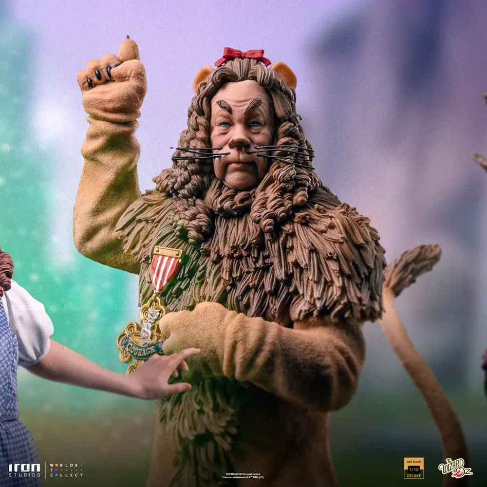 The Wizard of Oz Deluxe Art Scale 1/10 Cowardly Lion szobor figura 20 cm termékfotó