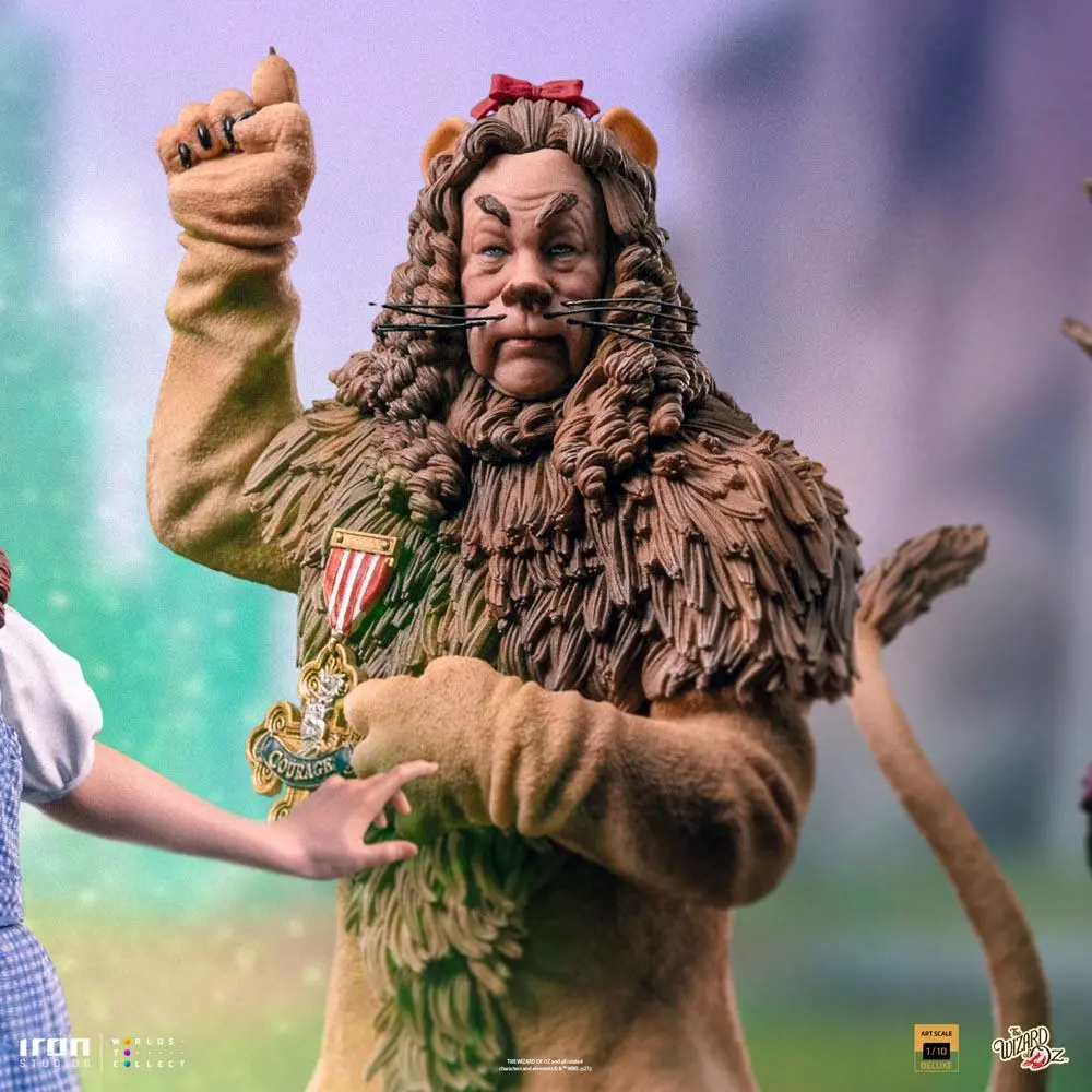 The Wizard of Oz Deluxe Art Scale 1/10 Cowardly Lion szobor figura 20 cm termékfotó