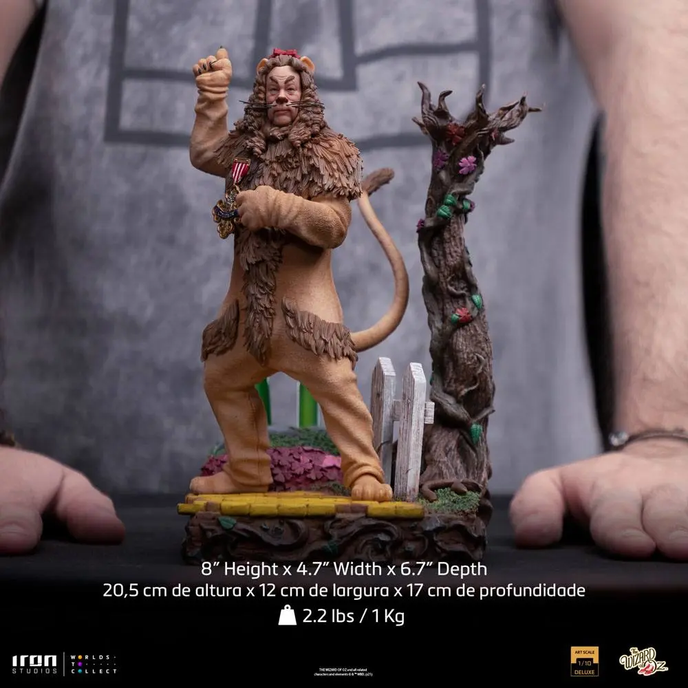 The Wizard of Oz Deluxe Art Scale 1/10 Cowardly Lion szobor figura 20 cm termékfotó